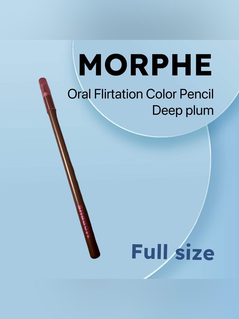 🇺🇸🆕NWOB MORPHE |FULL| Oral Flirtation Color Pencil Matte Deep plum